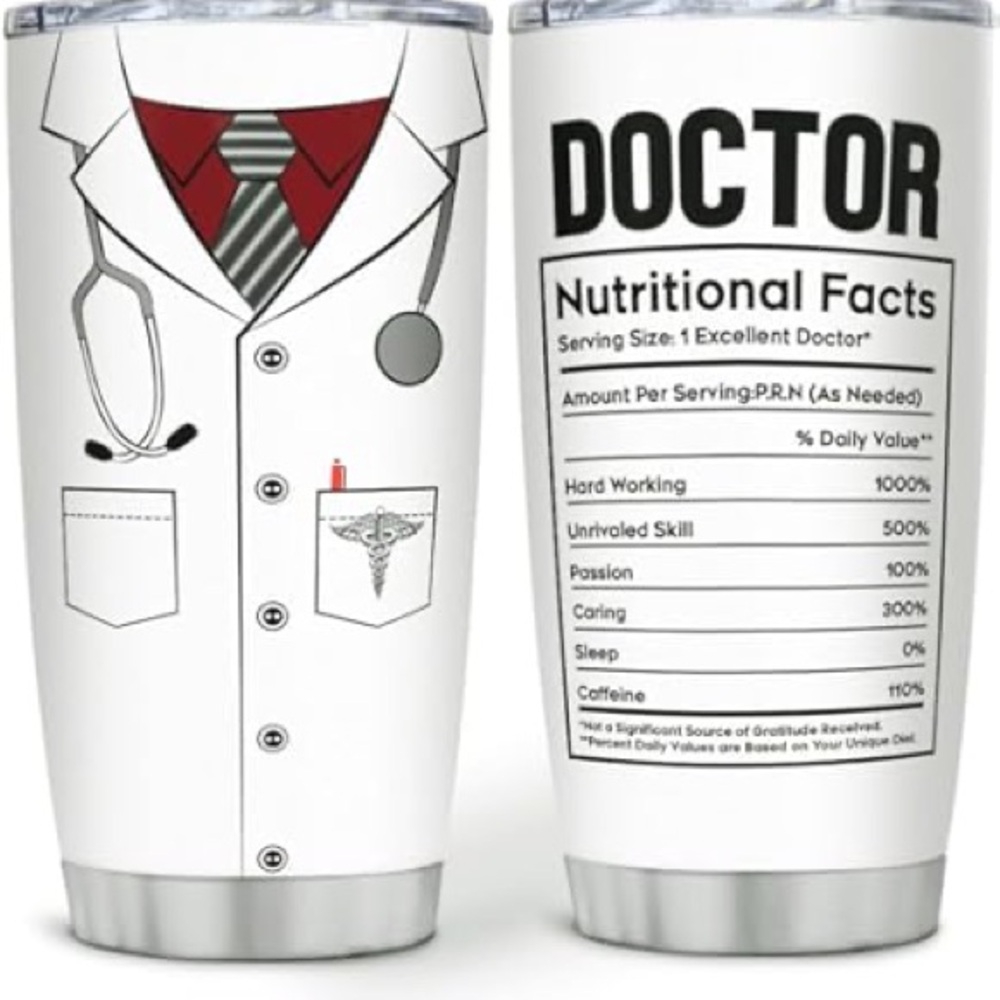 Doctor’s Tumbler 20oz Stainless Steel Insulated